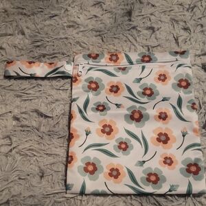 Floral Wet Bag with Handle